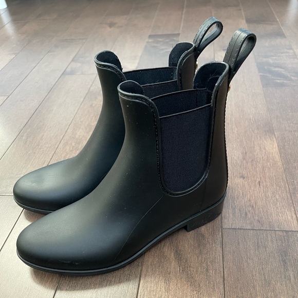 Sam Edelman Tinsley Black Matte Rubber Rainboot - Picture 1 of 4